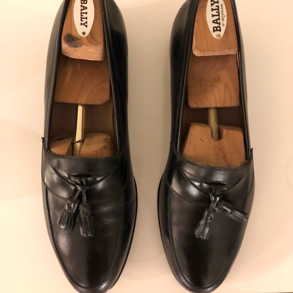 Bally Mens Leather Loafers with Tassel - Picture 1 of 8